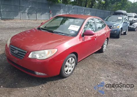 2009 Hyundai Elantra Gls из США, поврежденный, VIN KMHDU46D19U647743